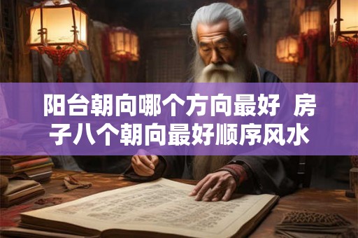 阳台朝向哪个方向最好  房子八个朝向最好顺序风水