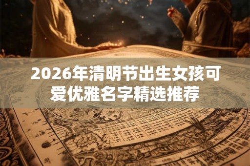 2026年清明节出生女孩可爱优雅名字精选推荐 2026年清明节出生女孩可爱优雅名字精选推荐