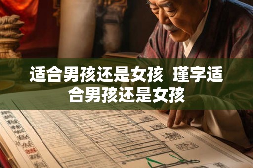 适合男孩还是女孩  瑾字适合男孩还是女孩
