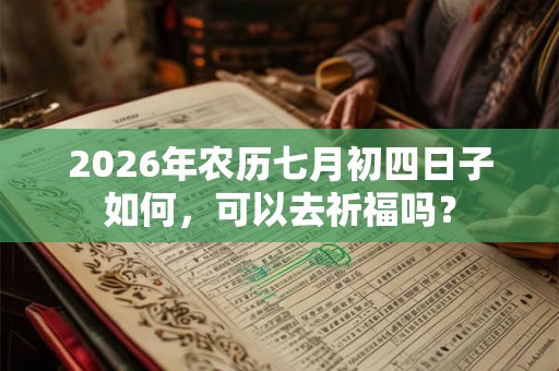 2026年农历七月初四日子如何,可以去祈福吗? 2026年农历七月初四日子如何,可以去祈福吗?