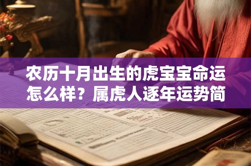 农历十月出生的虎宝宝命运怎么样？属虎人逐年运势简析