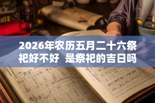2026年农历五月二十六祭祀好不好  是祭祀的吉日吗