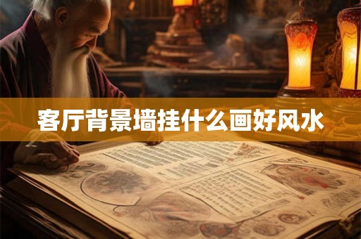 客厅背景墙挂什么画好风水