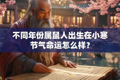 不同年份属鼠人出生在小寒节气命运怎么样？