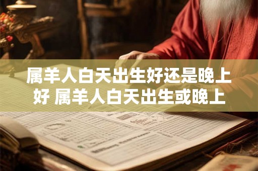 属羊人白天出生好还是晚上好 属羊人白天出生或晚上出生好