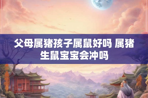 父母属猪孩子属鼠好吗 属猪生鼠宝宝会冲吗 父母属猪孩子属鼠好吗 属猪生鼠宝宝会冲吗
