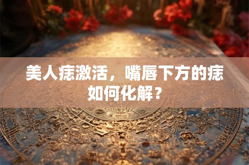 美人痣激活,嘴唇下方的痣如何化解? 美人痣激活,嘴唇下方的痣如何化解?