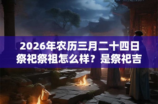 2026年农历三月二十四日祭祀祭祖怎么样？是祭祀吉日吗？