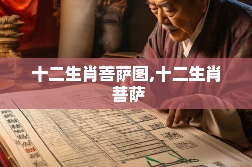 十二生肖菩萨图,十二生肖 菩萨