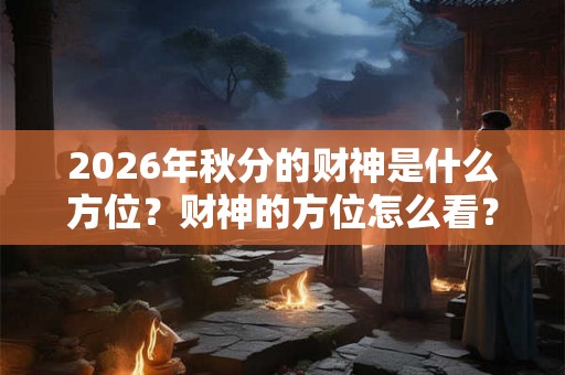 2026年秋分的财神是什么方位？财神的方位怎么看？