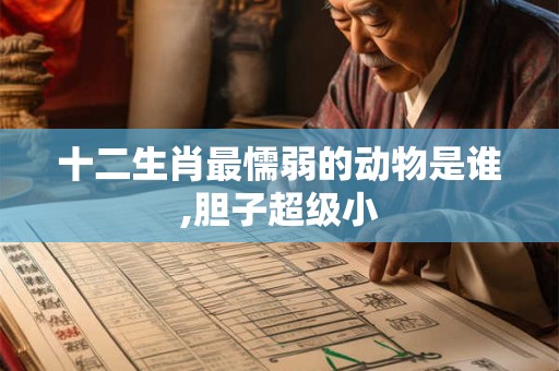 十二生肖最懦弱的动物是谁,胆子超级小