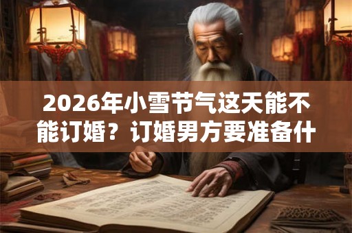 2026年小雪节气这天能不能订婚?订婚男方要准备什么? 2026年小雪节气这天能不能订婚?订婚男方要准备什么?