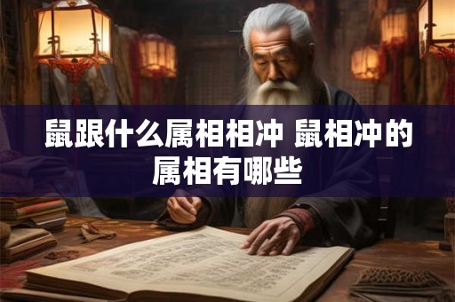 鼠跟什么属相相冲 鼠相冲的属相有哪些