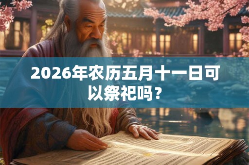 2026年农历五月十一日可以祭祀吗？