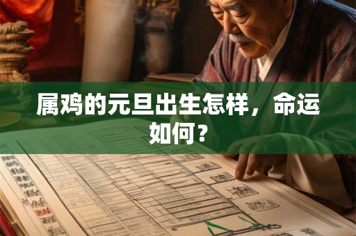 属鸡的元旦出生怎样，命运如何？