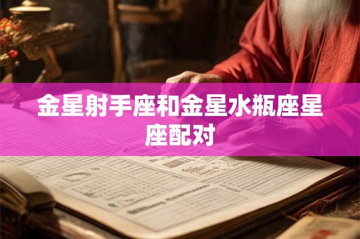 金星射手座和金星水瓶座星座配对