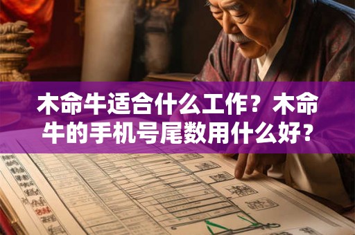 木命牛适合什么工作？木命牛的手机号尾数用什么好？