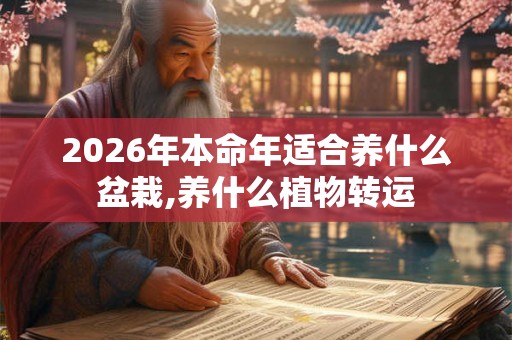 2026年本命年适合养什么盆栽,养什么植物转运 2026年本命年适合养什么盆栽,养什么植物转运