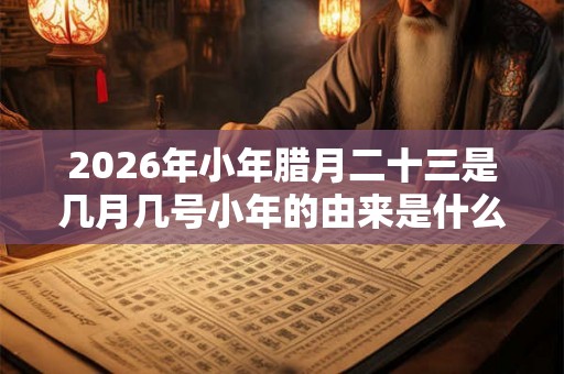 2026年小年腊月二十三是几月几号小年的由来是什么？