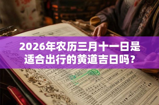 2026年农历三月十一日是适合出行的黄道吉日吗？