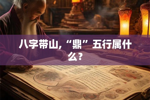 八字带山,“鼎”五行属什么？