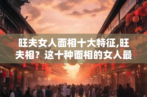 旺夫女人面相十大特征,旺夫相？这十种面相的女人最旺夫
