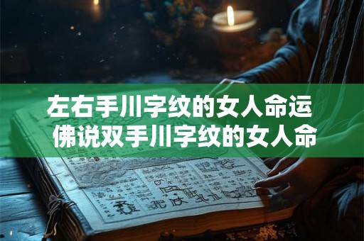 左右手川字纹的女人命运 佛说双手川字纹的女人命运 左右手川字纹的女人命运 佛说双手川字纹的女人命运
