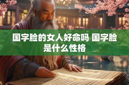 国字脸的女人好命吗 国字脸是什么性格