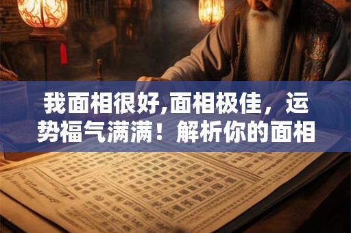 我面相很好,面相极佳，运势福气满满！解析你的面相秘密