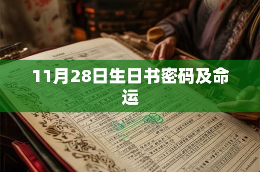 11月28日生日书密码及命运