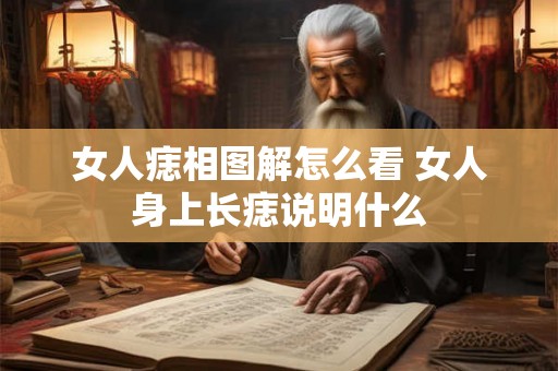 女人痣相图解怎么看 女人身上长痣说明什么
