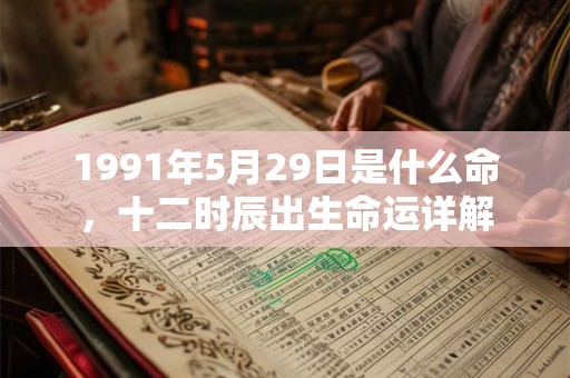 1991年5月29日是什么命，十二时辰出生命运详解