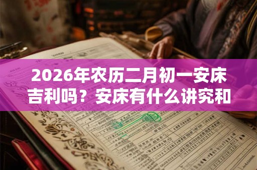 2026年农历二月初一安床吉利吗？安床有什么讲究和忌讳？