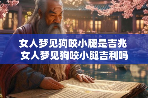 女人梦见狗咬小腿是吉兆 女人梦见狗咬小腿吉利吗 女人梦见狗咬小腿是吉兆 女人梦见狗咬小腿吉利吗