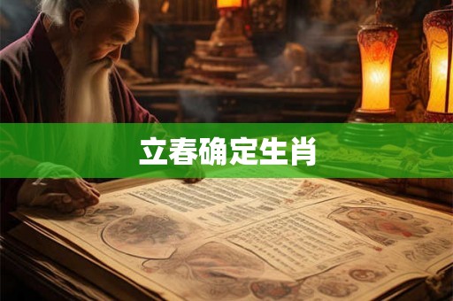 立春确定生肖 立春确定生肖