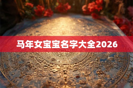 马年女宝宝名字大全2026 马年女宝宝名字大全2026