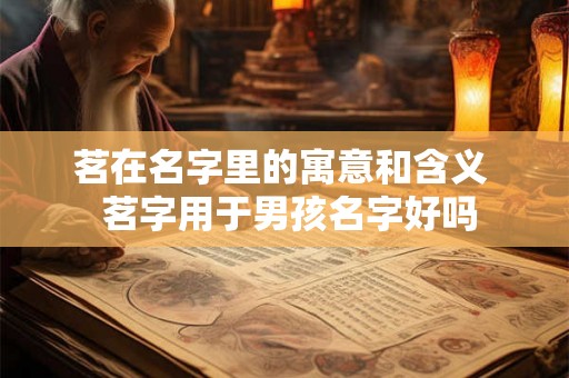 茗在名字里的寓意和含义  茗字用于男孩名字好吗