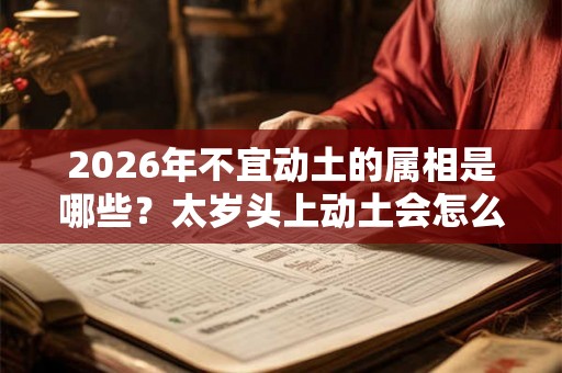2026年不宜动土的属相是哪些？太岁头上动土会怎么样？