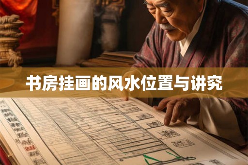 书房挂画的风水位置与讲究
