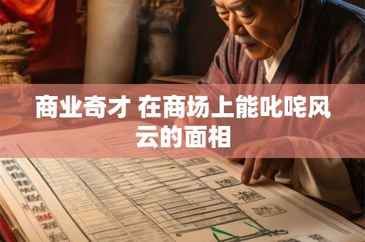 商业奇才 在商场上能叱咤风云的面相 商业奇才 在商场上能叱咤风云的面相