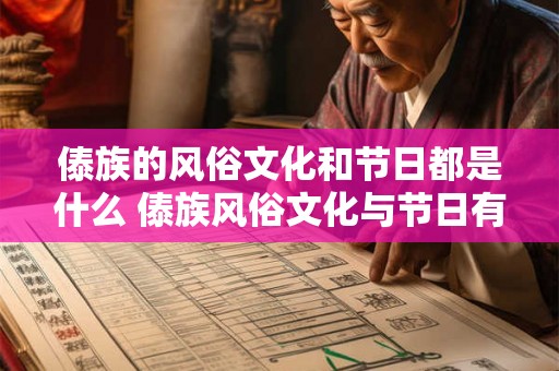 傣族的风俗文化和节日都是什么 傣族风俗文化与节日有何特色