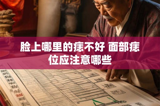 脸上哪里的痣不好 面部痣位应注意哪些 脸上哪里的痣不好 面部痣位应注意哪些