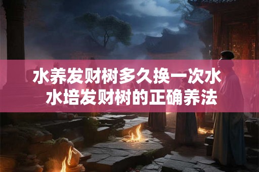 水养发财树多久换一次水  水培发财树的正确养法