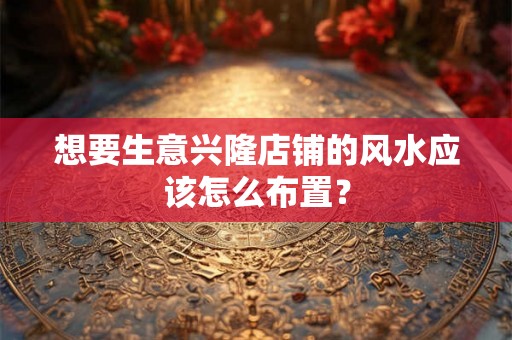 想要生意兴隆店铺的风水应该怎么布置? 想要生意兴隆店铺的风水应该怎么布置?