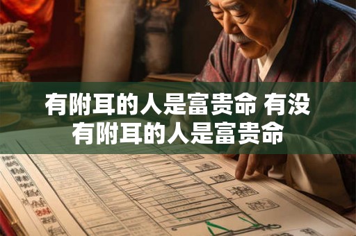 有附耳的人是富贵命 有没有附耳的人是富贵命