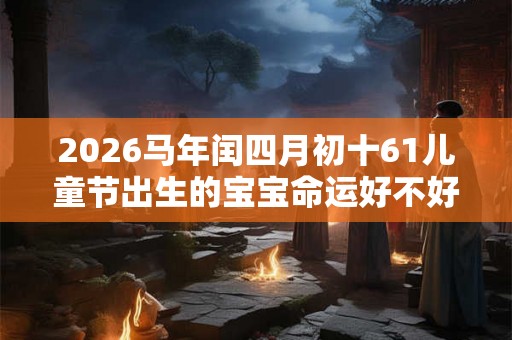 2026马年闰四月初十61儿童节出生的宝宝命运好不好？