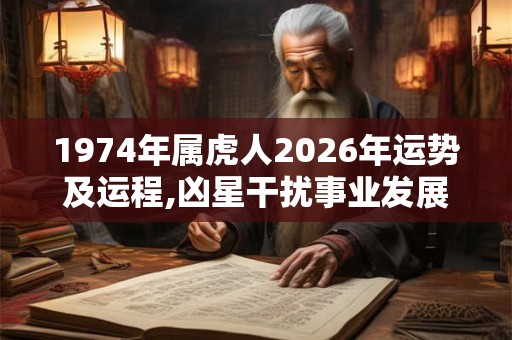 1974年属虎人2026年运势及运程,凶星干扰事业发展艰难