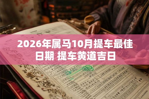 2026年属马10月提车最佳日期 提车黄道吉日 2026年属马10月提车最佳日期 提车黄道吉日