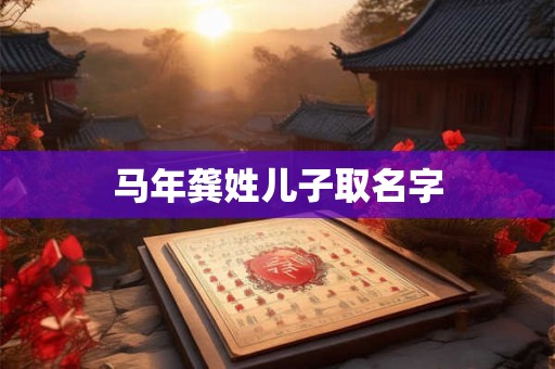 马年龚姓儿子取名字 马年龚姓儿子取名字