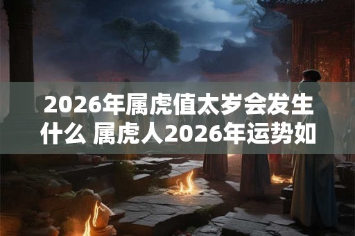 2026年属虎值太岁会发生什么 属虎人2026年运势如何